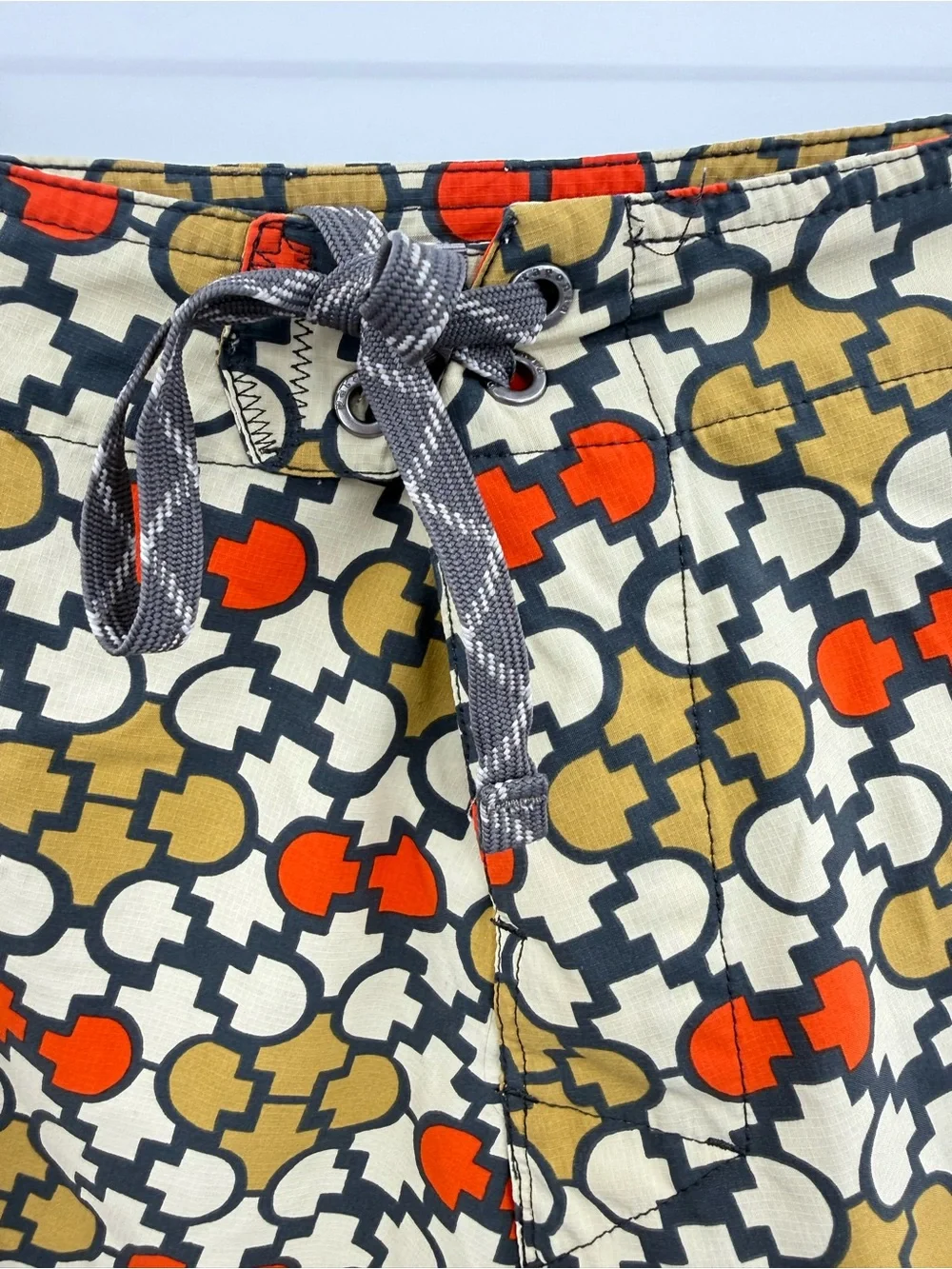 Patagonia Men's Wavefarer Board Shorts Ureka Bronze Print Size 35